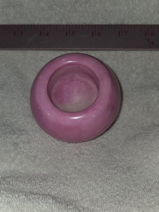Other - Small Pink Marble Votive Holder